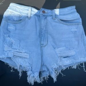 Pink lily boutique jean shorts